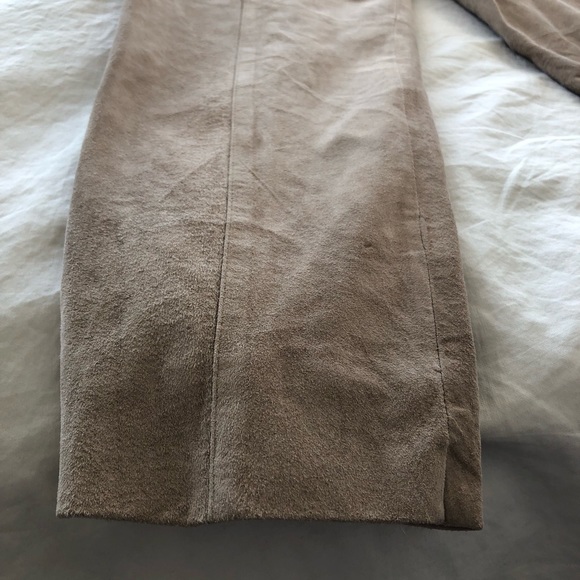 GORGEOUS Vintage Christian Dior suede trouser pants high rise - Picture 7 of 16